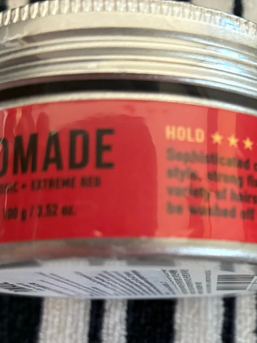 Ash Pomade Tin - Red & Black